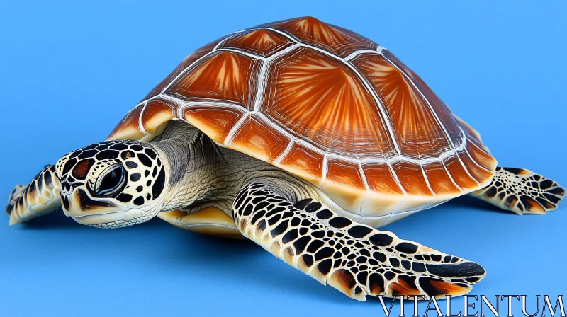 AI ART Detailed Turtle Shell Art