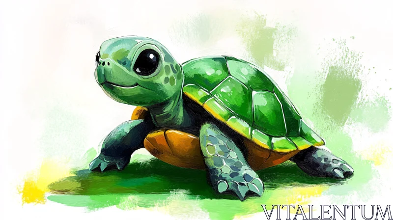 AI ART Artistic Turtle Drawing