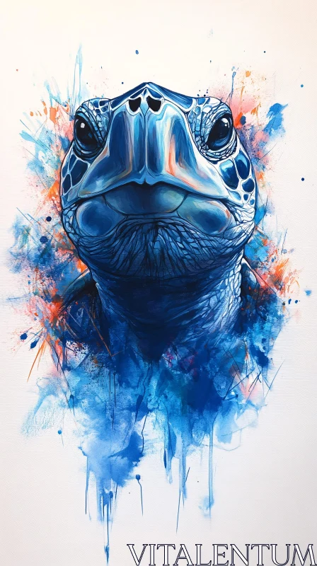 AI ART Vivid Marine Wildlife Art