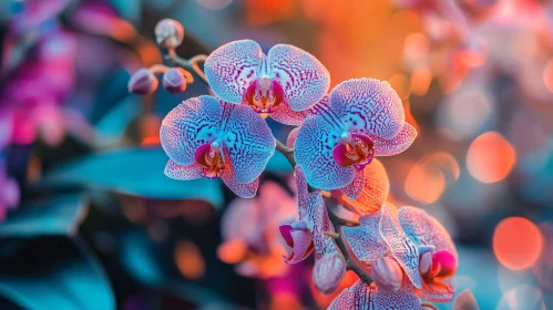 Stunning Orchid Blossoms with Intricate Patterns