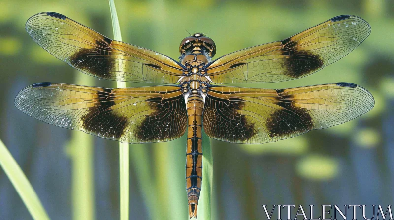 AI ART Intricate Dragonfly Macro Photography