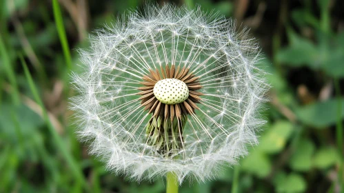 Detailed Dandelion Macro Shot