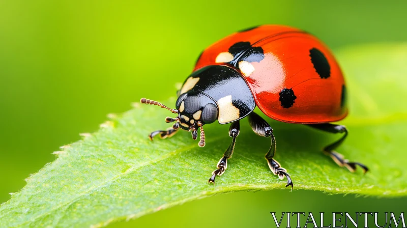 Ladybug Macro Photography AI Image