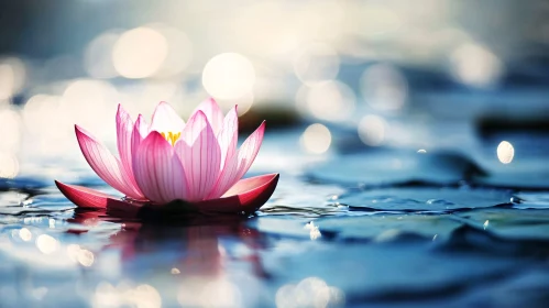 Tranquility of a Floating Water Lily