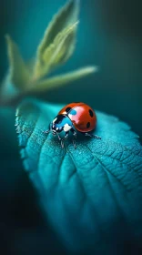 Macro Photography of a Ladybug