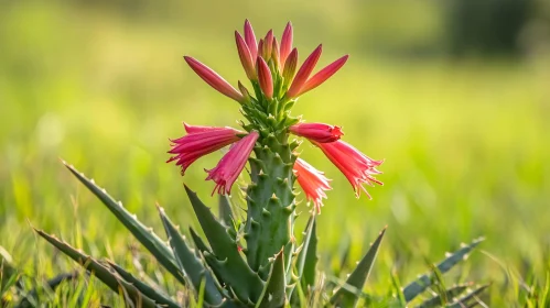 Stunning Pink-flowered Succulent