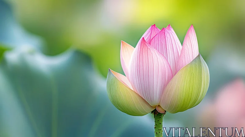 AI ART Beautiful Blossom of a Lotus Flower