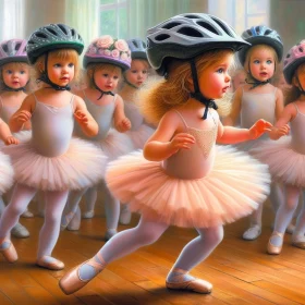 Ballet in bike helmets 7
