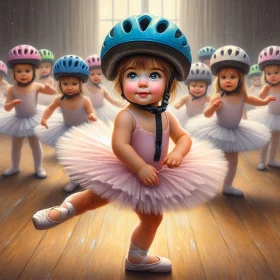 Ballet in bike helmets 4