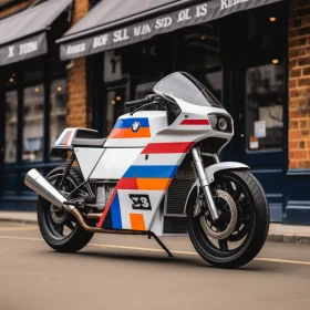Bold and Colorful Motorcycle Artwork | Technological Symmetry Bold and Colorful Motorcycle Artwork | Technological Symmetry