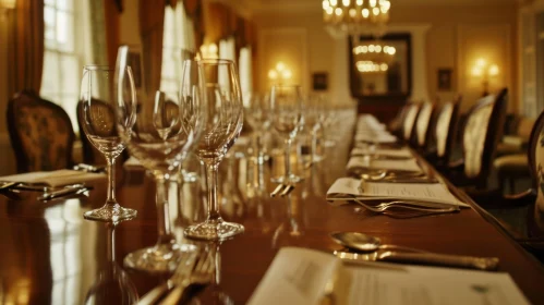 Elegant Formal Dinner Table Setting | Luxurious Ambiance Elegant Formal Dinner Table Setting | Luxurious Ambiance