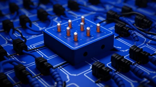 Futuristic Steampunk Electronic Device | 3D Illustration Futuristic Steampunk Electronic Device | 3D Illustration