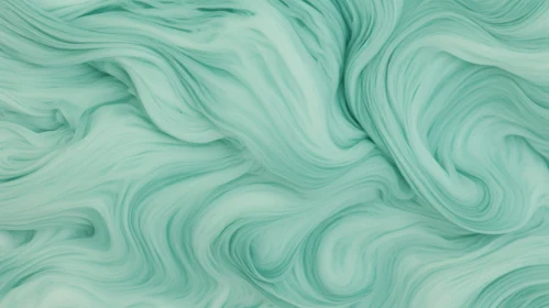 Mint Green and White Marble Abstract Painting Mint Green and White Marble Abstract Painting