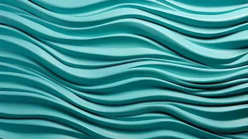 Tranquil 3D Wavy Surface | Depth & Dimension | Blue-Green Hue Tranquil 3D Wavy Surface | Depth & Dimension | Blue-Green Hue