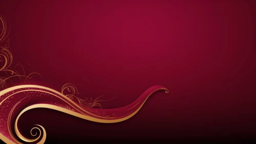 Elegant Red Floral Pattern Background Elegant Red Floral Pattern Background