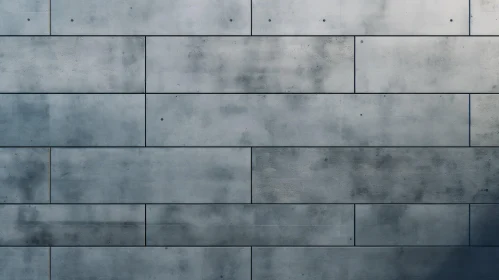 Gray Concrete Wall with Horizontal Bricks - Texture Close-Up Gray Concrete Wall with Horizontal Bricks - Texture Close-Up