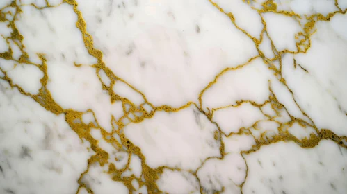 Elegant White Marble Texture with Golden Veins Elegant White Marble Texture with Golden Veins
