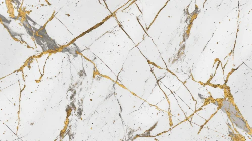 Elegant White Marble Texture with Golden and Gray Veins Elegant White Marble Texture with Golden and Gray Veins