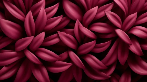 Pink Flower Close-Up in 3D Render Pink Flower Close-Up in 3D Render