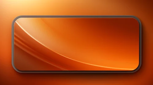 Brown Border Rectangular Frame on Orange Background Brown Border Rectangular Frame on Orange Background