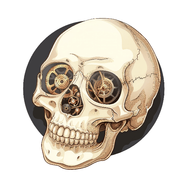 Clockwork Skull Art Design Clockwork Skull Art Design
