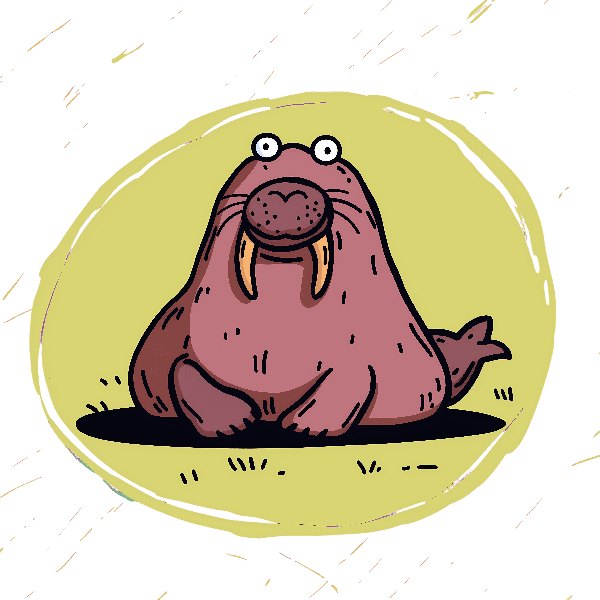 Whimsical Walrus Graphic Whimsical Walrus Graphic