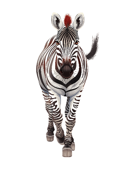 Zebra Wildlife T-Shirt Art Zebra Wildlife T-Shirt Art