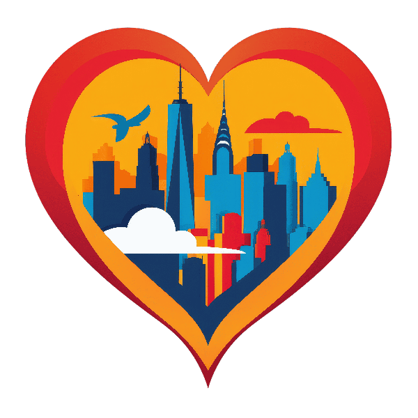 Urban Love Heart Skyline Urban Love Heart Skyline