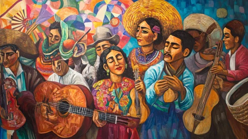 Mexican Folk Band Artwork Mexican Folk Band Artwork